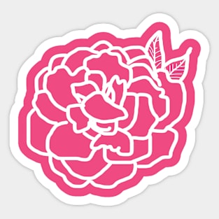 Rose doodle Sticker